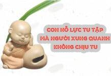 CON NỖ LỰC TU TẬP MÀ NGƯỜI XUNG QUANH KHÔNG CHỊU TU, XIN THẦY GIÚP CON THÁO GỞ VƯỚNG MẮC NÀY CON NỖ LỰC TU TẬP MÀ NGƯỜI XUNG QUANH KHÔNG CHỊU TU