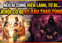 Nếu ai cũng hiền lành, từ bi thì xã hội có bị kẻ xấu thao túng không?