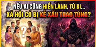 Nếu ai cũng hiền lành, từ bi thì xã hội có bị kẻ xấu thao túng không?