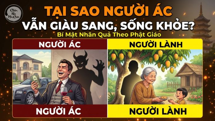 Tại sao người ác vẫn giàu sang, sống khỏe