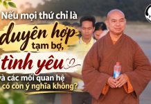 Nếu mọi thứ chỉ là duyên hợp tạm bợ, tình yêu và các mối quan hệ có còn ý nghĩa không?